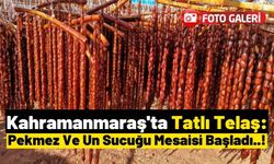 Kahramanmaraş'ta Pekmezin En Lezzetli Hali: Sucuk, Samsa, Pestil!