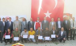 Kahramanmaraş'ta Silaj Operatörleri Belgelerini Düzenlenen Törenle Aldı!