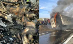 Ağrı'daki Feci Kazada Yanarak Ölen 6 Kişinin Kimlikleri Zor Belirlendi! 1 Kişi Hala Belirsiz!
