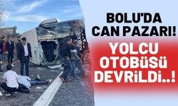 Bolu'da Katliam Gibi Kaza: Yolcu Otobüsü Devrildi, Ölüler Ve Yaralılar Var!