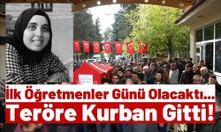 Gaziantep'teki Roketli Saldırıda Şehit Olan Ayşenur Öğretmen Son Yolculuğuna Uğurlandı!