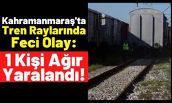 Kahramanmaraş'ta Tren İstasyonunda Raylara Giren Genç Elektrik Akımına Kapıldı!