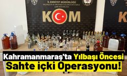 Kahramanmaraş'ta Kaçak İçki Üreten Şüphelinin Evine Baskın!