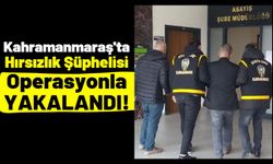 Kahramanmaraş'ta İkamet Ve Motosiklet Hırsızlığı: 1 Tutuklama!