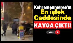 Kahramanmaraş'ta Cadde Ortasında Tekme Tokat Kavga Kameralarda!