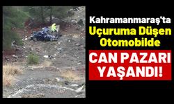 Kahramanmaraş'ta Tırla Çarpışan Otomobil Taklalar Atarak Uçuruma Yuvarlandı!