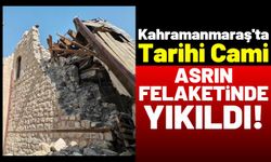 Kahramanmaraş'ta 405 Yıllık Tarihi Cami Depremle Yerle Bir Oldu!