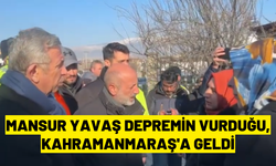 Mansur Yavaş Kahramanmaraş'ta konteyner kent alanını inceledi