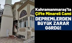 Kahramanmaraş'ta Depremde Ağır Hasar Alan Cami İbadete Kapatıldı!
