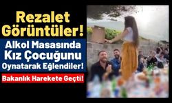 TİKTOK'ta Skandal Görüntüler: Kız Çocuğunu İçki Masasında Oynattılar!