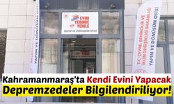 Kahramanmaraş'ta Yerinde Dönüşüm Ofisi Depremzedeleri Bilgilendiyor!