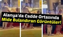 Alanya'da Skandal Görüntüler! En İşlek Caddede Cinsel İlişkiye Girdiler!