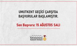 Kahramanmaraş Umutkent Konteyner Çarşı’da Başvurular Başladı!