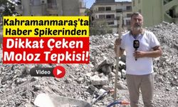 Enkaz Şehir Kahramanmaraş! Haber Muhabiri Moloz Taşıyarak Tepki Gösterdi!