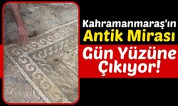 Kahramanmaraş'ta Kazı Çalışmalarında 1500 Yıllık Kilise Mozaiği Bulundu!