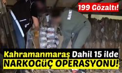 Kahramanmaraş'ta Jandarma Ve Polis Ekiplerinden Uyuşturucu Operasyonu!