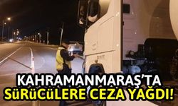 Kahramanmaraş'ta Sürücülere 2.4 Milyon Lira Para Cezası!