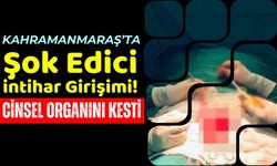 Kahramanmaraş'ta 50 Yaşındaki Adam, Cinsel Organını Keserek İntihara Kalkıştı!