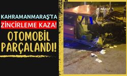 Kahramanmaraş'ta Zincirleme Kaza: 3 Araç Birbirine Girdi!