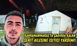 Kahramanmaraş'ta Depremzede Şehit Ailesine Elektrikli Isıtıcı Temin Edildi!