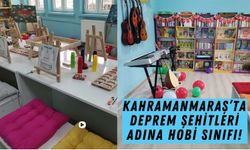 Van'dan Gelen Nursima Atmaca, Kahramanmaraş'ta Deprem Şehitleri İçin Hobi Sınıfı Açtı