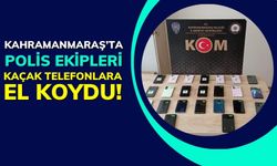 Kahramanmaraş'ta Kaçak Sigara Ve Cep Telefonu Ele Geçirildi!