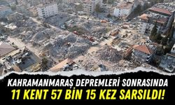Kahramanmaraş Depremlerinin Üzerinden 1 Yıl Geçti: 11 Kent 57 Bin 15 Kez Sarsıldı!