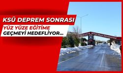 Kahramanmaraş Sütçü İmam Üniversitesi Yüz Yüze Eğitime Geçiş Hedefliyor!