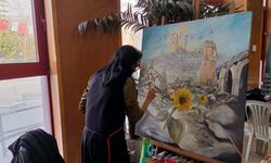 Kahramanmaraş'ta Ressamlardan deprem ve diriliş resim sergisi!