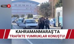 Kahramanmaraş'ta Trafikte Kavga: Yumruk Ve Tekmeler Havada Uçuştu!