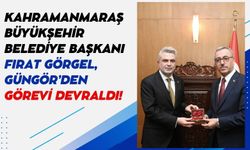 Fırat Görgel, Kahramanmaraş Büyükşehir Belediye Başkanlığı Koltuğuna Oturdu