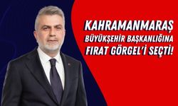 AKP'li Fırat Görgel Kahramanmaraş'ın Yeni Belediye Başkanı Oldu!