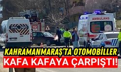Kahramanmaraş'ta İki Otomobil Çarpıştı: 2 Yaralı!