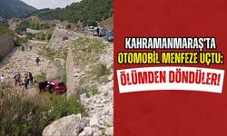 Kahramanmaraş'ta Menfeze Uçan Otomobilde 2 Kişi Yaralandı!
