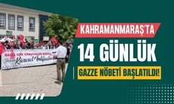 Kahramanmaraş'ta Üniversite Öğrencilerinden 14 Günlük Gazze Nöbeti!