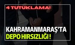 Kahramanmaraş'ta Depodan Hırsızlık Yapan 4 Kişi Tutuklandı!