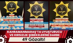 Kahramanmaraş'ta Hırsızlık ve Uyuşturucuya Ağır Darbe: 15 Tutuklama!