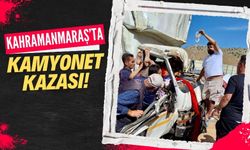 Kahramanmaraş'ta Kaza: Kamyonet Paramparça Oldu, Sürücü Yaralı Kurtuldu!