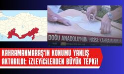 A Haber Programında Büyük Hata: Kahramanmaraş'ı Doğu Anadolu'da Gösterdiler!