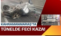 Kahramanmaraş'ta Tünelde Takla Atan Otomobil Kağıt Gibi Ezildi!