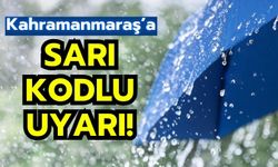 Meteoroloji'den Kahramanmaraş'a Sarı Kodlu Uyarı: Kuvvetli Yağış Geliyor!