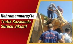 Kahramanmaraş’ta Trafik Kazasında Sürücü Araçta Mahsur Kaldı!