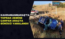 Kahramanmaraş'ta Kaza: Araç Hurdaya Döndü, Sürücü Yaralandı!