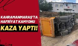 Kahramanmaraş'ta Kamyon Kazası: Devrilen Araçta Sürücü Yaralandı!