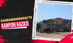 Kahramanmaraş’ta Hafriyat Yüklü Kamyon Devrildi: Sürücü Yaralandı!