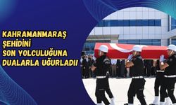 Kahramanmaraş'ta Şehit Polis Peksoy İçin Duygusal Veda Töreni