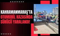 Kahramanmaraş’ta Sürücü Kontrolü Kaybettiği Aracı İle Kaza Yaparak Yaralandı!