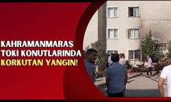 Kahramanmaraş'ta Yangın Paniği: TOKİ Binasında Alevler Yükseldi