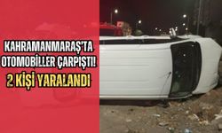 Kahramanmaraş’ta Otomobiller Çarpıştı: Sıkışan 2 Kişi Yaralandı!