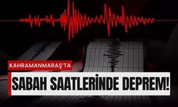 Sabah Saatlerinde Kahramanmaraş'ta 3.5 Büyüklüğünde Deprem!